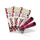 Rose Palms Rose Cones Wraps Flower Petal Prerolled Cone | 6 Cones | Natural Organic Rose Petal Handrolled Cones Unrefined, Earthy, Organically Scented Rose Pre Rolled Cones - Creamy Strawberry Flavor King Size 2pk - 6 Cones/Wraps (Creamy Strawberry)