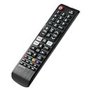 Ausotuso Universal Remote Control For Samsung Smart Tv, Replacement For All Samsung Tv And Led/Lcd/Plasma Tv,With Netflix Prime-Video Hulu Buttons - Black
