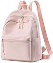 BTOOP Mini Backpack Women Girls Water-resistant Small Purse Shoulder Bag for Womens Adult Kids School Travel, Pink, Daypack Backpacks