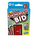 Monopoly Bid Game, Quick-Playing Card Game For 4 Players, Game For Families And 