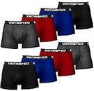 DSTROYED ® Boxershorts Men Herren 8er Pack Unterwäsche Unterhosen Männer Retroshorts 316 (L, 316f 8er Set Mehrfarbig)