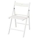 DiscountSeller TERJE Chaise pliante blanche, 44x51x77 cm durable et facile d'entretien. Chaises pliables. Chaises de salle à manger. Mobilier. Respectueux de l'environnement.
