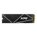 ADATA XPG GAMMIX S70 Blade 1TB PCIe Gen4x4 M.2 2280 SSD Schwarz- Heat Spreader- 3D-Grafikbearbeitung sowie High-End-Gaming PS5 upgradation, AGAMMIXS70B-1T-CS, Black