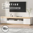 Artiss TV Cabinet Entertainment Unit Stand Storage Drawer Shelf 180cm White Wood