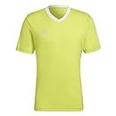 adidas Entrada 22 Jersey T-Shirt, Team Semi Sol Yellow, M Hombre