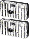 2 Pieces Disposable Camera for Wedding Single Use Camera with Flash for Wedding,