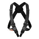 Fusion Climb with Fast-Pass Steel Buckles and Reinforced Loops Chest/Upper Body Harness 5000lbs for Fitness, Weight sled Resistance, Climbing, Ziplining, Workout Equipment, Trainer, Rescue, Tactical