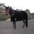 Jeffers Elite Fleece Horse Cooler | Size 69 inches | Black | Ideal Horse Blanket for Comfort and Warmth