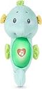 Fisher-Price Baby Smart Seahorse, Plush Portable & Customizable Infant Soother, Blue