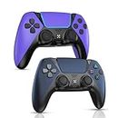 CunPeyjmo 2 Pack Wireless Controller for PS-4, Compatible with PS4/Slim/Pro Controller with Stereo Headset Jack/Touchpad/Motion Control/Dual Vibration/Joystick