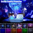 16In1 Double-Layer Ocean Light Projector 360°  Rotating Galaxy Starry Sky Lamp
