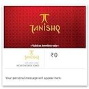 Tanishq E-Giftcard for Gold Jewellery - Redeemable at Showroom