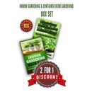 Indoor Gardening & Container Herb Gardening Box Set: 2  - Paperback NEW Stone, D