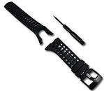 Replacement Strap for Suunto Ambit 3 Peak and Ambit 2 - Premium Waterproof Watch Band 24mm - Screwdriver Included (Black Spyder Edition)