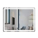 1 4 Smart Led Bathroom Mirror Hotel Bathroom Toilet with Lamp Mirror Anti-Fog Smart Bathroom Mirror with Touch