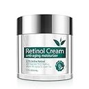 Retinol Moisturizer Cream, Anti Ageing Face Cream, Anti Wrinkle Night and Day Cream with Retinol Jojoba Oil for Men and Women