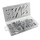200pcs Spring Assortment kit, Heavy Steel Wire-Metal Extension Spring Replacement Kit