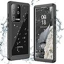ANTSHARE for Samsung Galaxy S20 Ultra Case Waterproof, Built in Screen Protector 360° Full Body Heavy Duty Protective Shockproof IP68 Underwater Case for Samsung Galaxy S20 Ultra 6.9inch Black/Clear