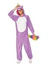 Rubie's Adult Comfy Wear One-Piece Hooded Costume Jumpsuit, Unicorn, Small/Medium, Unicorn, Small/Medium Purple