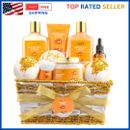 Gift Basket for Women, Mother's Day Gifts, 10Pc Almond Milk & Honey Beauty