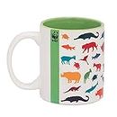 WWF - India Wildlife Mug | 350 ml | Microwave Safe | Stoneware