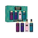 AOURA LONDON Collection Set Womens Body Mist Gift Set, with Midnight Passion, Love Rush, Pretty Woman, & Paradise Bliss, Fragrance Spray Set (4x60ml)