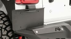 Fab Fours Rear Bumper License Plate Bracket for 18-19 Wrangler JL M4550-1