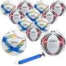 Xcello Sports Soccer Ball Size 5 Assorted Graphics with Pump (Pack of 12)