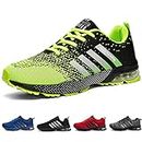 ziitop Men's Running Shoes Lightweight Breathable Air Cushion Sneakers Casual Athletic Walking Shoes for Men Green