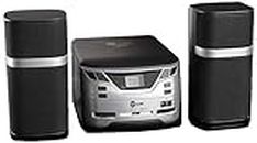 HDi Audio Modern Premium CD-526 Compact Micro Digital CD Player Stereo Home Music System with AM/FM Tuner Aux-in & Headphone Jack (Black/Silver)