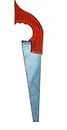 GENERIC 12 inch Handsaw/Hacksaw or RIPSAW For Craftsmen and DIY To Cut All Types Of Wood (size 12 inch; 1 foot; 30 cm) orange handle