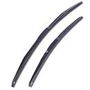 LSJVFK Car Accessories Soft Rubber Windscreen wipers,For Cadillac CTS 2002 2003 2004 2005 2006 2007 2008 2009-2017