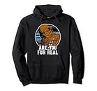Star Wars Chewbacca Are You Fur Real Vintage Portrait Logo Pullover Hoodie