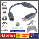 Wired Controller Breakaway Cable to PC USB Adapter Computer Cords For XBOX 360