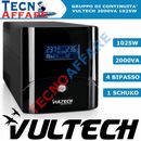 Gruppo Di Continuità UPS 2000VA Stabilizzatore PC Monitor Vultech UPS2000VA-PRO