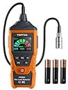 TopTes PT520A Natural Gas Detector, Gas Leak Detector with 43.5cm Gooseneck, Locates Sources of Methane, Propane and Combustible Gas Leaks for Home and RV (Includes Battery x3) - Orange
