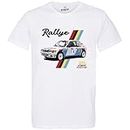 T-Shirt Blanc Homme Voiture Vintage 205 Rallye | 100% Coton, Coupe régulière | idée Cadeau Fan Course Automobile (as4, Alpha, x_l, Regular, Regular)