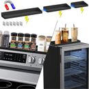 30" Silicone Stove Top Shelf Non-Slip Kitchen Magnetic Over Stove Spice Rack US