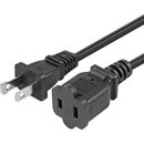 5 CORE 5Core Premium Extension Cord AC 2 Prong Power Cord Cable 12 foot 3 Pieces, Copper in Black | 1.5 H x 1.5 W in | Wayfair EXC BLK 12FT 3 Pcs