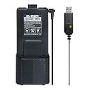 BAOFENG, Airiton BL-5L 3800mAh Extended Battery Rechargeable Battery Compatible with Baofeng UV-5R BF-F8HP UV-5RX3 RD-5R UV-5RTP UV-5X3 Two Way Radio (3800mAh Battery with USB Charging Cable)