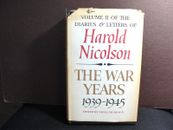 HAROLD NICOLSON LOS AÑOS DE GUERRA 1939-1945 VOL. II - Libro LOS DIARIOS Y CARTAS 1967.