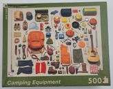 Camping Equipment Jigsaw Puzzle 500 Pcs New York Puzzle Company Box Seal Broken