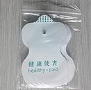 Ella Health & Beauty Battery Powered Electrode Pads Tens Acupuncture Digital Therapy Machine Massager Tools Healthy Pad Massage supplies MR053 (White) - 10 Pieces