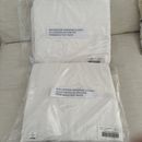 PAIR Restoration Hardware Cloud Classic Armless Slipcover Per Text Linen White