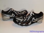 Mens NIKE Silver & Black TRACK and FIELD Spike Shoes BOWERMAN SERIES Size 14