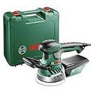 Bosch Home & Garden 370W Electric Random Orbital Sander Polisher, 125 mm, Speed Selection, Includes Sandpaper Sheet and Paper Assistant (PEX 400 AE)