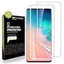 Casecandy® - (Pack of 2) Edge-to-Edge Screen Protector for Samsung S10 | Smart Screen Guard for Galaxy S10 with Fingerprint Support - HD/Anti Scratch