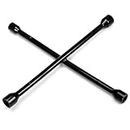 BIG RED T39232-1 Professional 16" Universal Heavy Duty 4-Way Cross Lug Wrench (11/16", 3/4", 13/16", 7/8") for Tire Changing and Auto Maintenance, Black