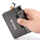 CROSSZONE Focus Smart Automatic Cigarette Case With Inbuilt Refillable Lighter