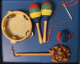 Kinder Percussion Set 6 Teile gebraucht guter Zustand Musik Früherziehung